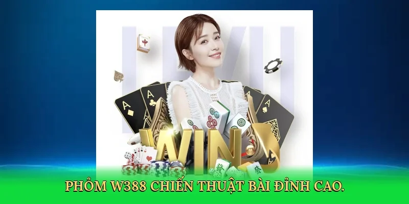 Phỏm W388 chiến thuật bài đỉnh cao.